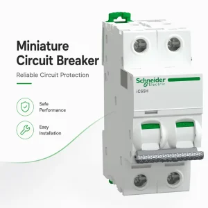 IC65H MCB 2P 1A 2A 3A 4A 6A 10A 16A 20A 25A 32A 40A 50A 63A Miniature Circuit Breaker