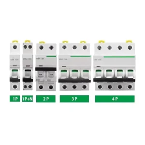 IC65N Series IC65N 4P 4A/IC65N 4P 6A/IC65N 4P 10A Electric Miniature Circuit Breaker