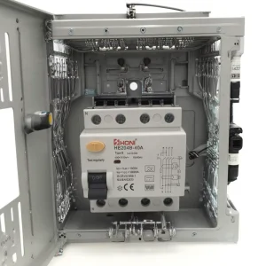 ID Earth Leakage Circuit Breaker (ELCB) 16A-25A-40A-125A 2P-4P Residual Current Protector PA66 Copper Type B Rccb Mcb Rcb