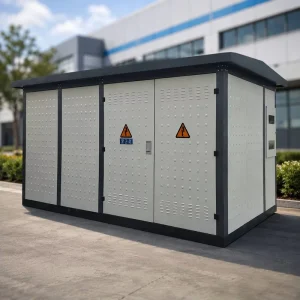IEC 60076 Compact Box Substation 33kV Step up Transformer Outdoor Weatherproof GRC Enclosure Supplier