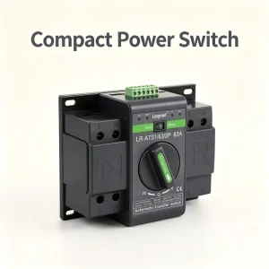 IEC60947-6-1 Certified 125A Automatic Transfer Switch (ATS) Dual Power for Industrial Commercial Use