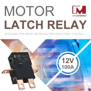 IM M1202D Custom 100A 250VAC 12VDC 2P Control Magnetic Immune Motor Relay Latching Relay with CT Shunt Terminal