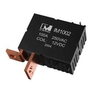 IM1002 UC3 Miniature Single Phase 1P 12V 24V 100A Bistable Latching Control Relay with Protective Sealed Design for Power Meter
