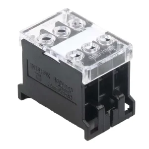 IN13BK Automotive Terminal Block Black 20A 600V Screw Connection Brass Contacts PC Material Wire Connector 11-20 AWG 1-6