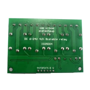 IO25D04 4CH Flip Flop Latch Relay Bistable Self Locking Electronic Switch Low Pulse Trigger Board Button MCU IO Control