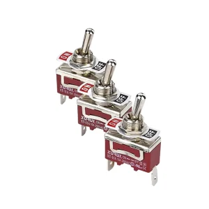 IP40 Rated Switch 1122T Toggle Switch 15A 250V 2P 3P On off Toggle Switch