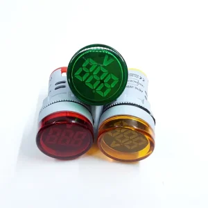 IP55 22mm Digital Screen AD16 22 DSV 220V Current Voltage Meter LED Display Signal Indicator Light for Distribution Box Industry