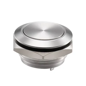 IP65 16mm 19mm 22mm Nickel Plated Brass Momentary 1NO Power Push Button Switch