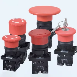 IP65 22mm 10A Push Button Switch Plastic Latching Momentary for Pump Control Unit Station