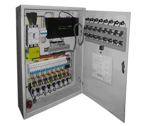 IP65 Steel Panel Industrial Smart Lock Low-voltage 1/2/3 Phase 380V 200A 8 Sockets Switching Function Distribution Box