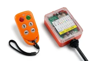 IP65 Waterproof Industrial Remote Controller Type C Rechargeable 4-Key Wireless Switch for Crane Hoist
