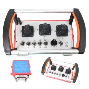 IP65 Waterproof Three Cross Universal Joystick Industrial Wireless Remote Control Metal Toggle Switch Crane Remote Control