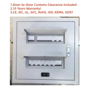 IP66 Stainless Steel Low Voltage Distribution Box Outdoor Electrical Distribution Cabinet Panel