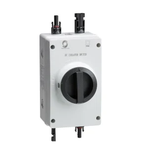 IP66 WSISO 50 Waterproof DC 1000v 1500V 32A 50A 4 POLE Isolator Isolation Disconnect Switch with Solar Connector