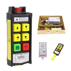 IP66 Waterproof 4 Button Hoist Crane Industrial Radio with Transmitter Receiver Wireless Remote Control Switch