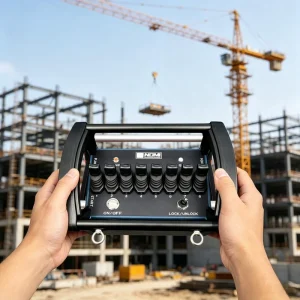 IP67 Waterproof Industrial Hydraulic Remote Control Complete Kit Long Range Controller for Tower Crane