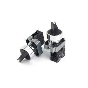 Iehc 22mm Black Automatic Switch 10A Capacity CE IP65 Knob No Touch Button XB2(XB2)-BD21 22 for VW 2 Pin Selector for Box Lights