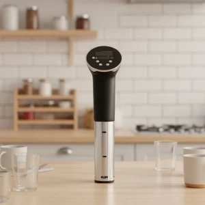 Immersion Sous Vide Cooker & Machine with 1200W Fast Heating, Accurate Temp & Time Control, Small Space Saving Design