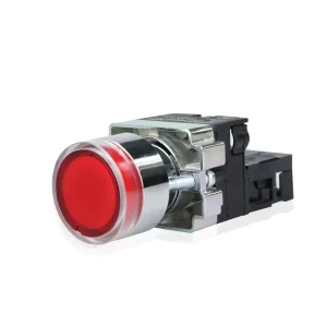 In Stock Emergency Stop Button LED Light 23 Gear Rotation Self Reset Button Switch For 10A Models BG BD33 BA21
