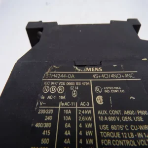 In stock Great Prices Ships Worldwide 3TH4244 0A (3TH4244 0AN2) CONTACTOR