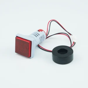 Indicator LED Voltage Current Frequency Meter Square Digital Display AC Button signal AD16 Dual Display