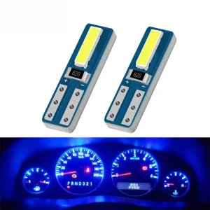 Indicator Lamp 2SMD 7020 T5 LED W3W W1.2W 73 74 Bulb Accessories Decoration Dashboard Dash Side Car Interior Light