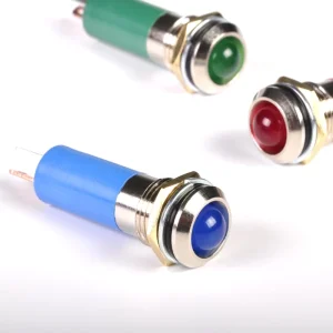 Indicator Lamp 2V 220V DC Waterproof 12mm Panel Mount Indicator Light For Truck