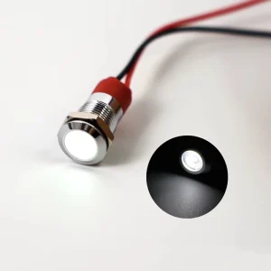 Indicator Light 6mm LED Panel Mount Indicators Indicator Light for Industrial Equipment Status Display