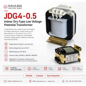 Indoor Dry Type 0.5kV JDG4 0.5 Voltage Transformer for Low Voltage Switchgear Use