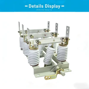 Indoor High Voltage Isolation Switch GN19 12 630AType 3 Pole Smart Disconnection Isolating Switch High Voltage