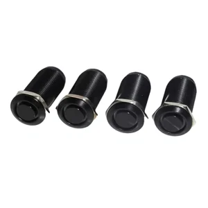Industrial 12mm metal self locking push button switch with circular LED illuminated Waterproof Push ON OFF