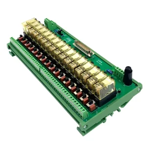 Industrial 16-Channel Relay Output Module Over 2 Amps Power Relays with Isolation