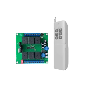Industrial 2000m Range 6 Channel AC 220V Wireless Remote Control and Receiver Switch Kit for Factory Machine and Water Pump