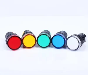 Industrial 24V DC LED Pilot Lamp AC220V/380V Switchboard Indicator Light Electrical Signal Indicator Light