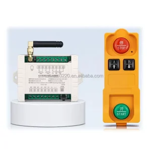Industrial 2CH Wireless Remote Control Switch DC12 36V 10A Relay Module for Motor Forward Reverse