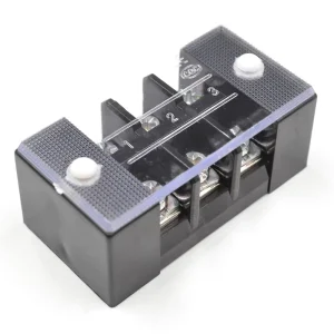 Industrial 3 Position Terminal Blocks for Machinery and Control Panels 32 Amp Power Connector