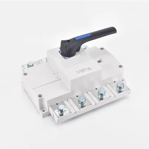 Industrial 630A 4-Pole White Isolation Load-Break Switch 3-phase AC1000V IP20 50/60Hz Copper HGL-630/4X