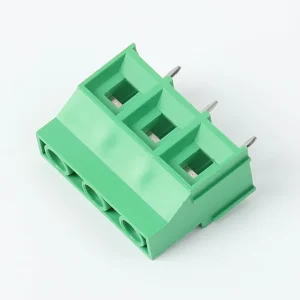 Industrial 9.5mm Pitch 950 PA66 Green RS Screw Terminal Block PCB Mount Wire 2P-24P 300V