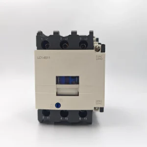Industrial AC Magnetic Contactor Copper Coil Din Rail Mount Model CJX2-6511 50/60Hz
