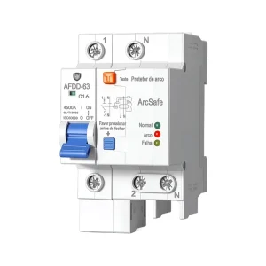 Industrial AFDD RCBO Arc Fault Circuit Breaker 32A 40A 72mm Width Li Protection 230V Spark Detection Fire Prevention Unit