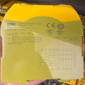 Industrial Automation 750126 PNOZ S6.1 750126 Stock in Warehouse Relay