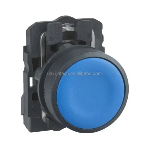 Industrial Button XB5AA Flat-head 1NO 1NC Diameter 22mm White Black Green Yellow Blue XB5AA11 21 31 42 51 61C