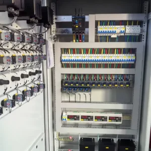 Industrial Control Panel Electrical Distribution Cabinet with MCCB MCB Digital Metering Door Mounted Relay for Power Management
