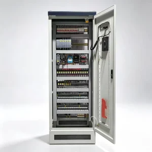 Industrial Electrical Control Cabinet with PLC System IP55 for Power Distribution and Process Automation