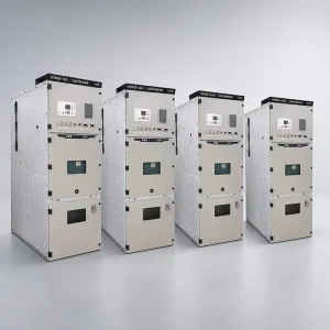 Industrial Electrical Distribution Cabinet 6kv 10kv Reactive Power KYN28 Center mounted Cabinet Galvanized Steel