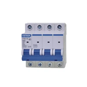 Industrial Electronic Equipment Miniature Circuit Breaker 10A 40A Plastic MCB 3kA Breaking Capacity Copper