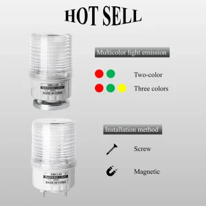 Industrial Equipment Indicator Lights Constantly Lit Flashing Single colour Two colour and Three colour Lights