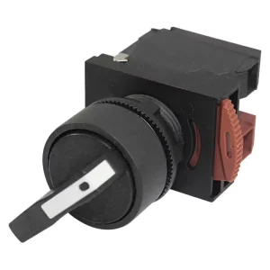 Industrial Grade 22mm 10A 240V IP65 Normal Shaft Non-illuminated Selector Switch with 2/3 Position for Industrial Automation