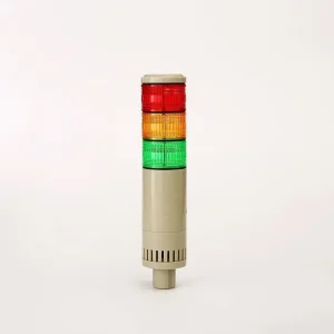 Industrial Indicator Lamp 3 Lights LED Signal Tower Light with Buzzer Plastic ABS Material 110V 220V
