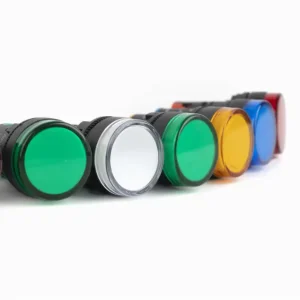 Industrial LED Small Signal Light Indicator Ad216-12/16/22ds Panel Mount 22mm 220V IP65 Multi-color Durable ABS